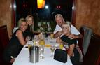 The Boss out with Faye, Helen & Debbie, Tarana's, Turners Hill, September 2013.