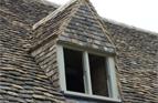 Dormer with Gable & Cheeks tiled in Cotswold Stone Tiles