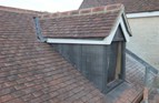 Lead Clad dormer in a new clay tiled roof