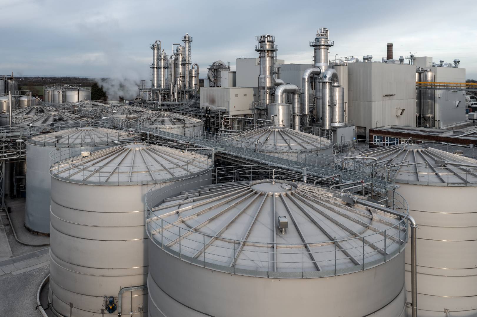 Industrial tanks and storage facilities