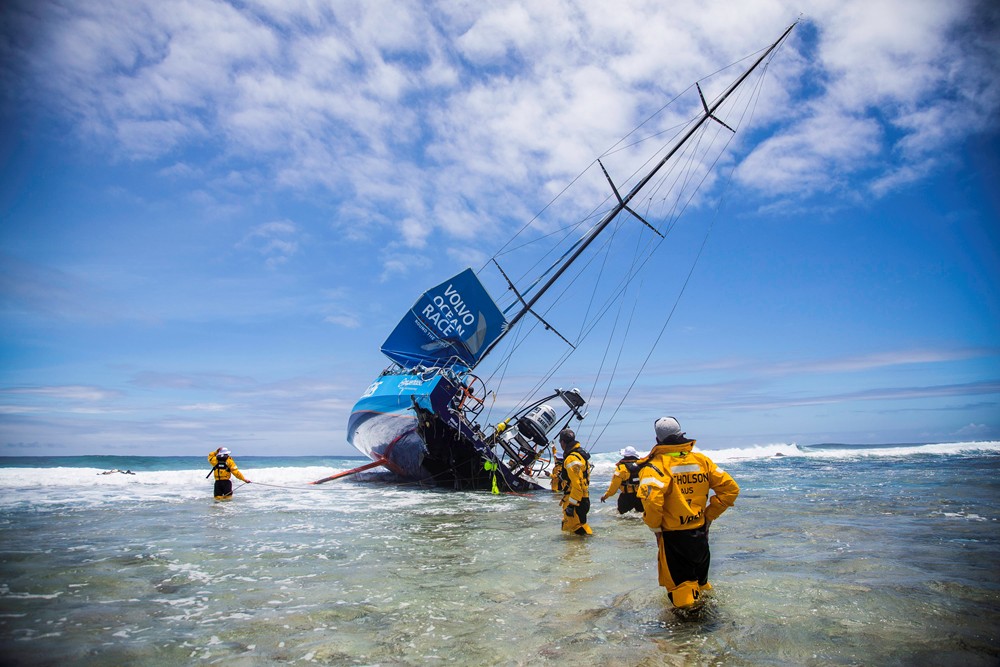 Volvo Ocean Race Boat