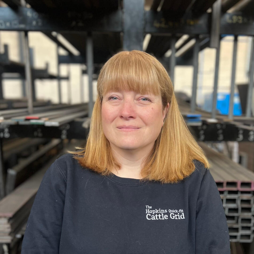 Claire Edkins of Hopkins Cattle Grids