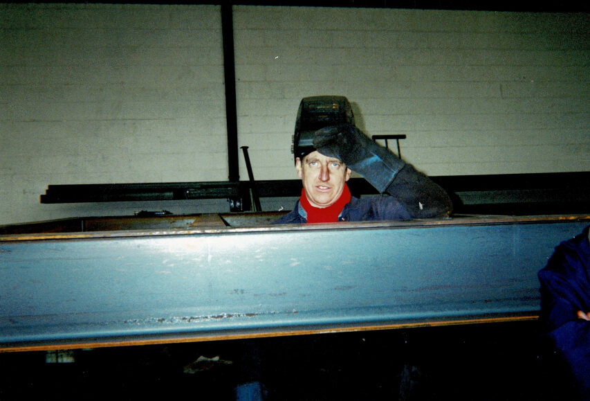 Gary Edkins, Managing Director on the tools in the late 1990’s