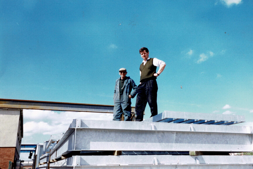 Gary Edkins, Managing Director on the tools in the late 1990’s