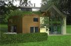 Eco-house designed for site near Ipswich, Suffolk, England. Super insulation and passive design mean no central heating system is required.