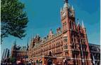 Iconic photo of St Pancras Station, now CTRL International Station and soon-to-be-completed hotel development. RIBA London Architecture Award and English Heritage Award in 2008.