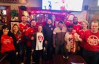 Members of the USA branch
meeting up in Atlanta to 
watch our match against 
Derby on TV in 2018.