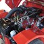 Engine bay of red frogeye for sale