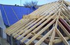 Hipped Roof extension under construction