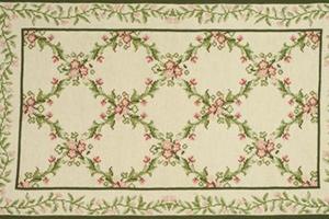 Small Trellis  St T - pinks and greens