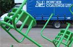 Playground equipment powder coated in our long life spec