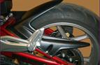 Huggers are available for a range of motorcycles, namely Kawasaki ER6 and Honda CB1000R in a number of material colours and finishes.