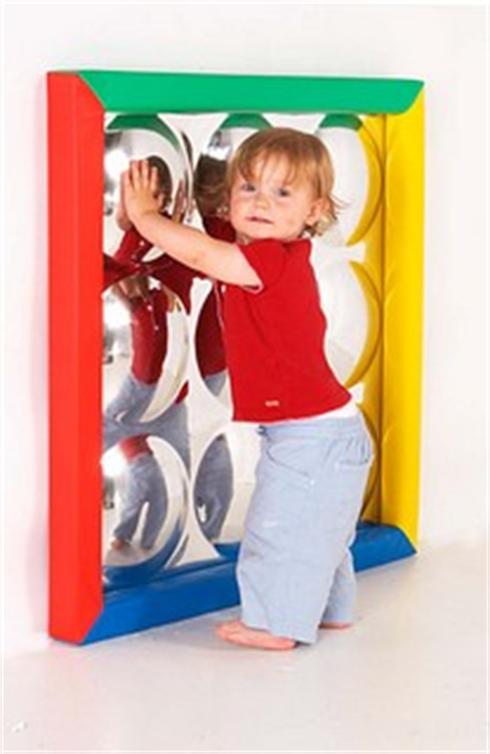 Vacuum formed bubble mirror - educational and imaginative.