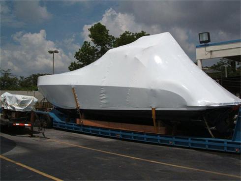 Accessorial services shrink wrap / Boat transport