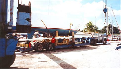 Inland trucking / Boat transport