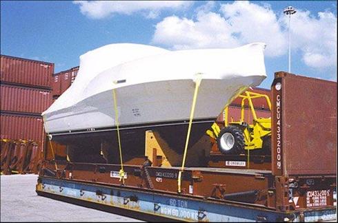 Accessorial services shrink wrap / Boat shipping Caribbean
