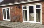 French doors &
Single door with side fanlights