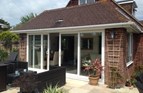 AFTER- Sliding patio doors
after cut-out and new lintel