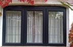 Windows - Black Frames with Square Leadwork