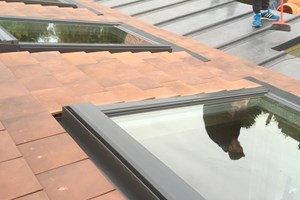 20/20 low pitch tiling with lead roofing