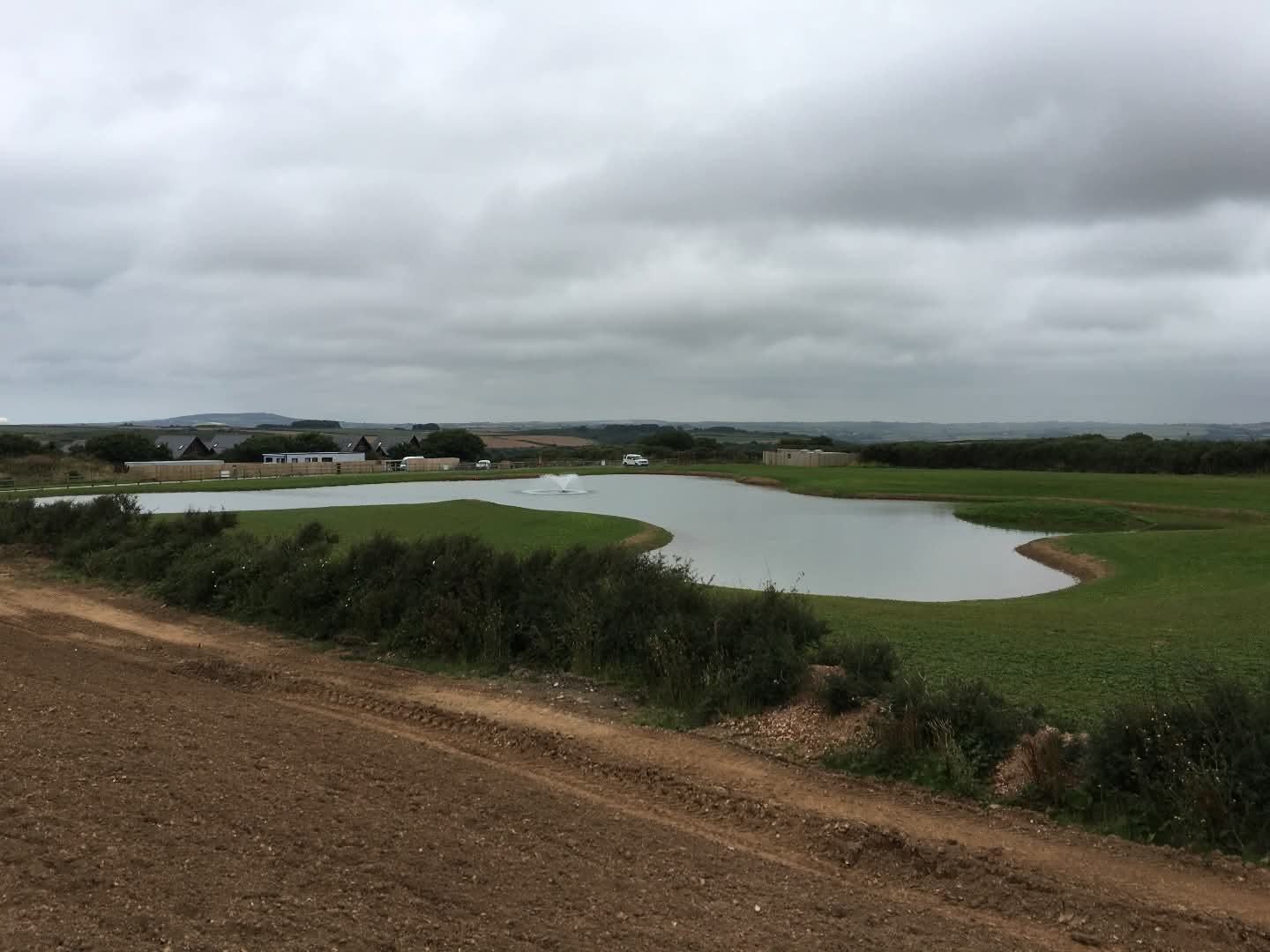 Large Lake constructed in Cornwall with HDPE Liner