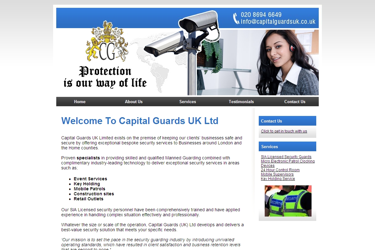 Welcome To Capital Guards UK Ltd : Capital Guards UK Ltd