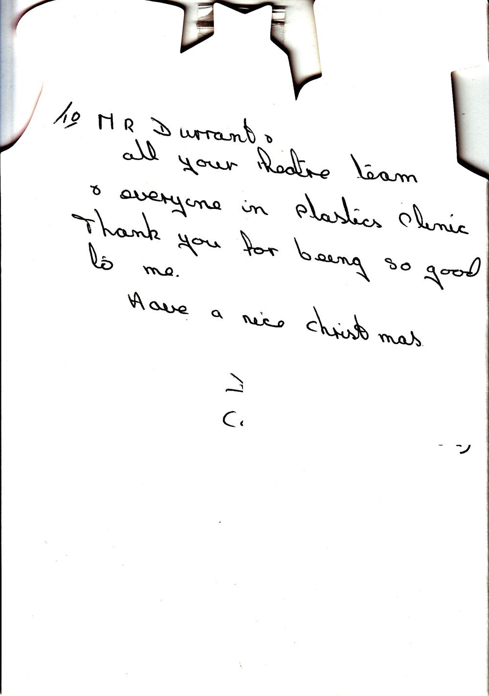 Charles Durrant Testimonial