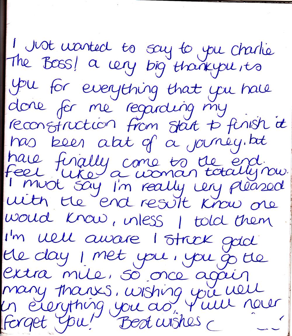 Charles Durrant Testimonial