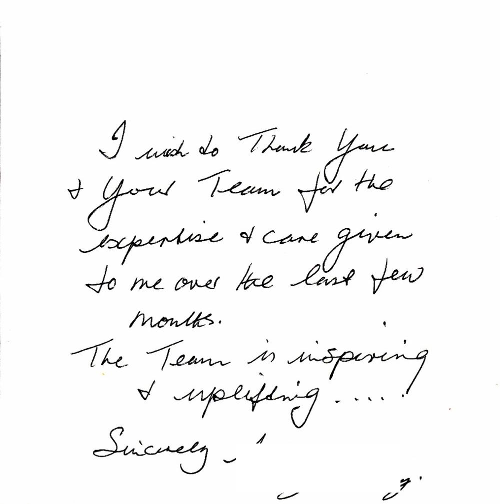 Charles Durrant Testimonial