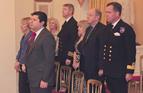 Guests at the Merchant Navy Medal ceremony in Gibraltar