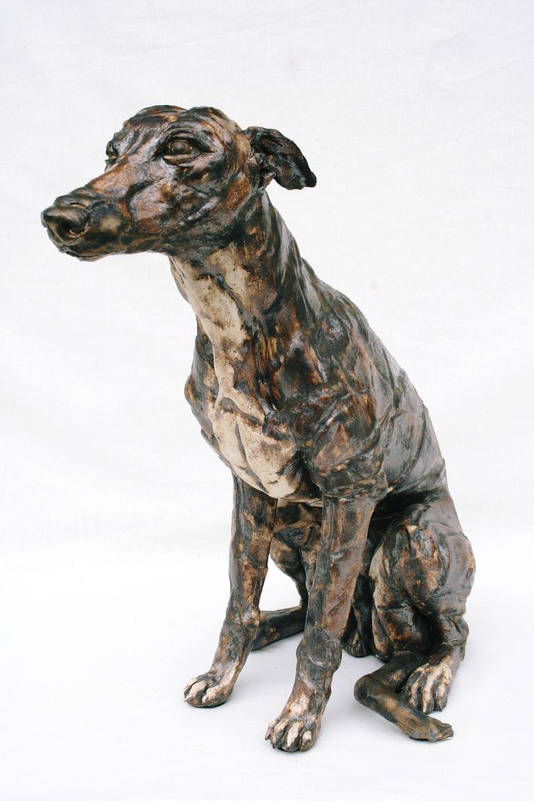 Whippet Sculpture