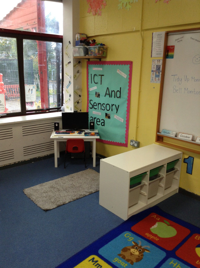 snowflakes ICT and sensory area