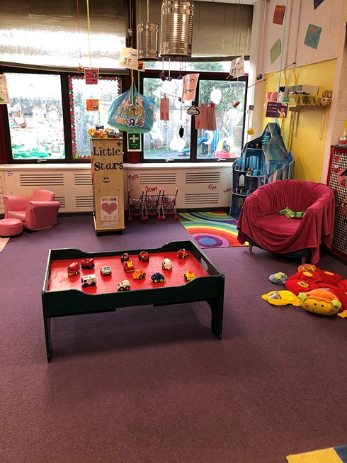 little stars baby room toy cars