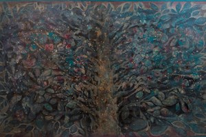 Blue Tree, 2016
Acrylic and mix media on canvas 
90 x 120 cm