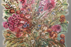 Pomegranate 
130 x 160 cm (2017)
Acrylic, Mix media on Canvas

SOLD