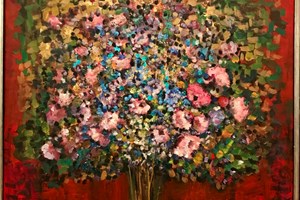 Sweet Flowers ( 2019)
100 x 100 cm
Acrylic on canvas