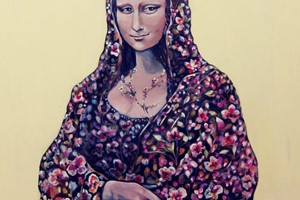 BIBI Monalisa 
Acrylic on Canvas 
2007 SOLD