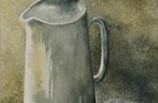 Jug by lavender. Watercolour on paper 9in x 7in
