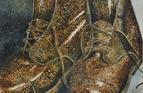 Soldier`s boots. Watercolour on paper 12in x 8in