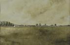 Port Meadow 2. Watercolour on paper 8in x 11in. Not for sale.