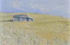 Barn, Dorset. Oil on canvas 5in x 7in. Not for sale.