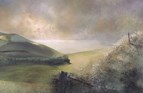 From Langdon Hill. Oil on canvas. 12in x 19.5in.
