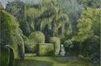 Old School Garden, Summer 2018. Oil on canvas 16in x 20in. SOLD