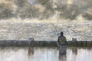 Any Sunday somewhere. Oil on linen. 30cm x 40cm. SOLD