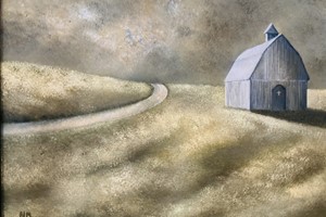 Did anyone hear the bell? Oil on linen. 30cm x 40cm