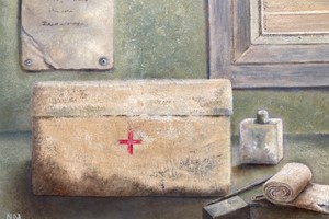 Rescue. Oil on linen. 30cm x 40cm
