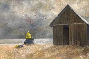 The Infinite Possibilities of Solitude. Oil on linen. 30cm x 40cm. SOLD