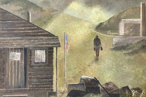 Trouble in Dixie. 30cm x 40cm. Oil on linen.