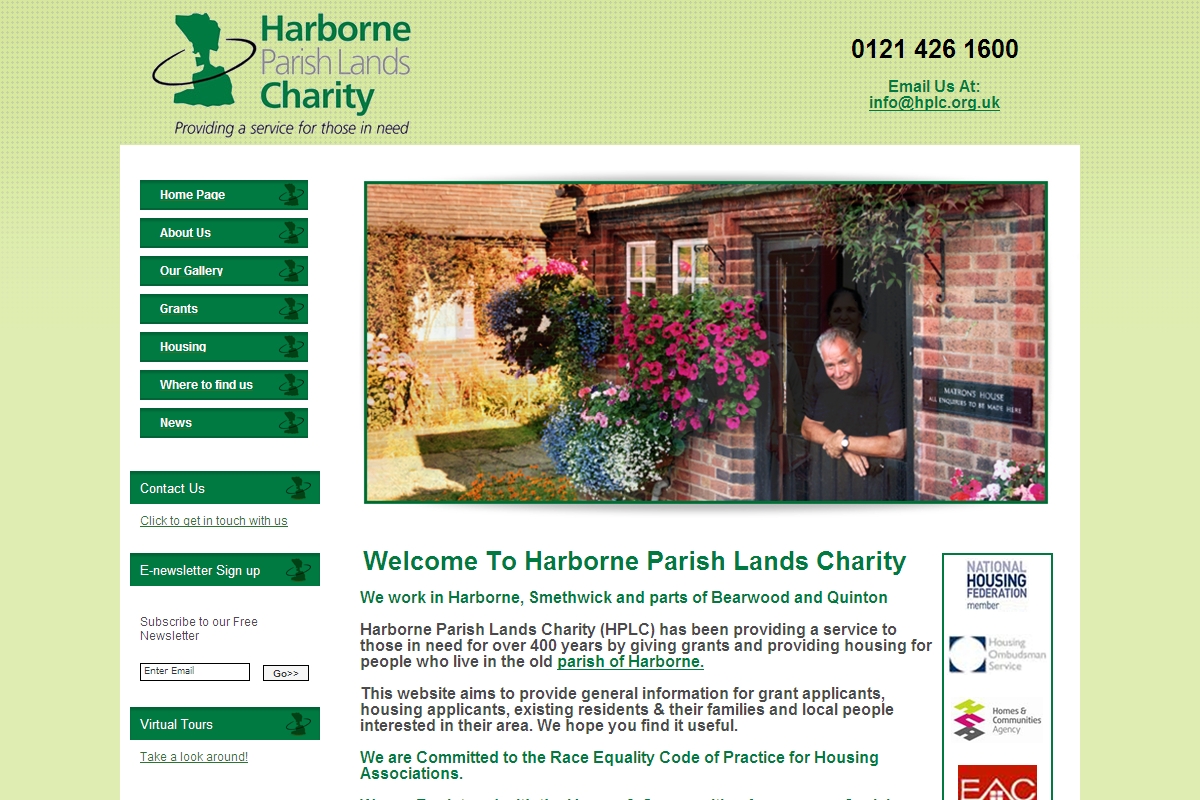 The Harborne Parish Lands Charity logo