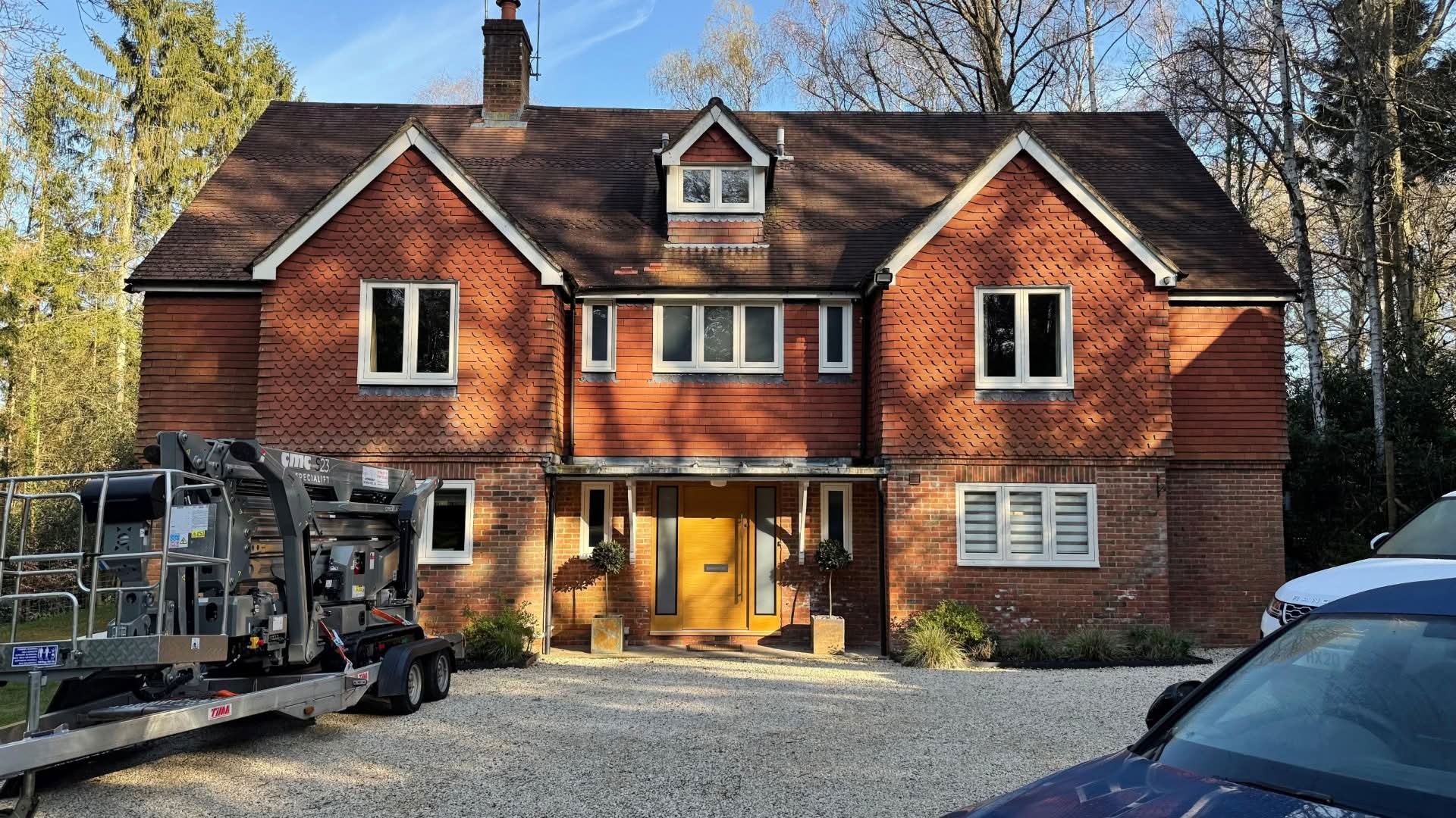 House with clean roof
